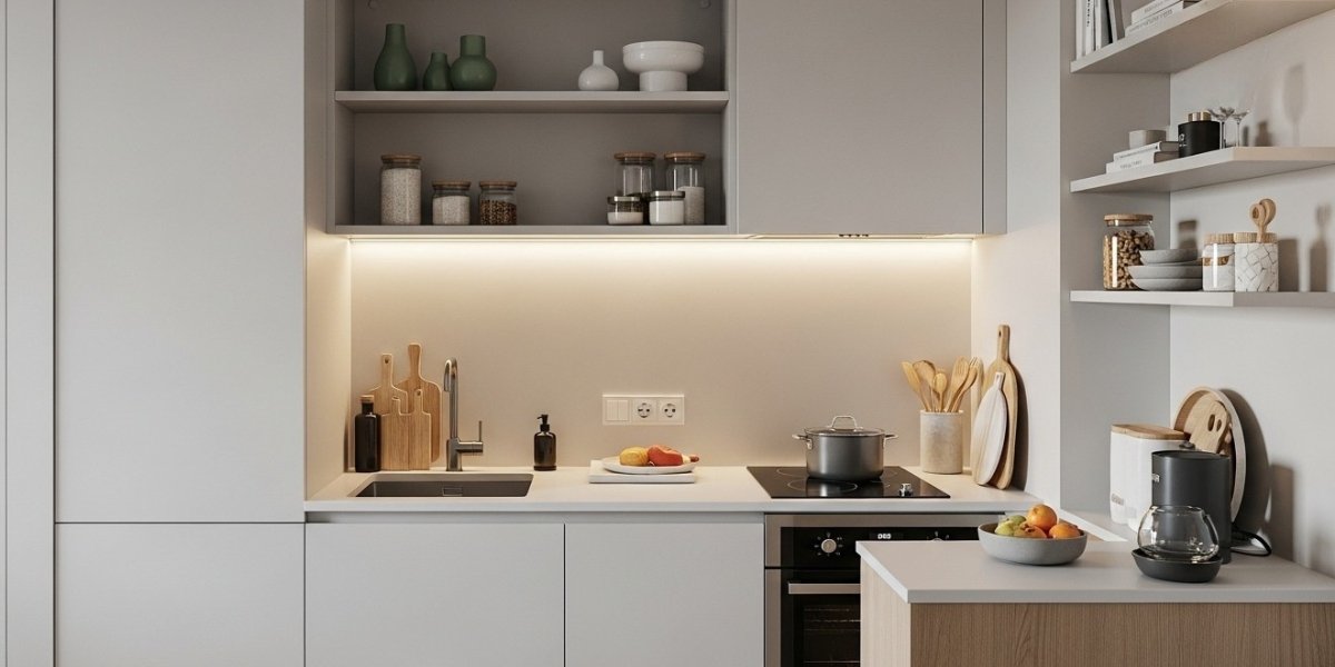 Reforma e Otimização da cozinha pequena