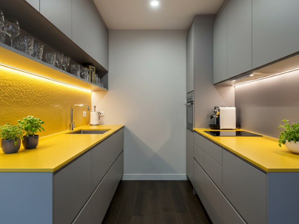 Cores vibrantes na cozinha
