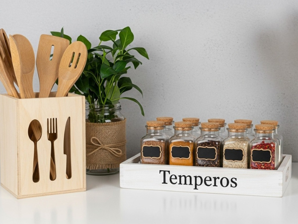 organização de temperos: Bandeja 