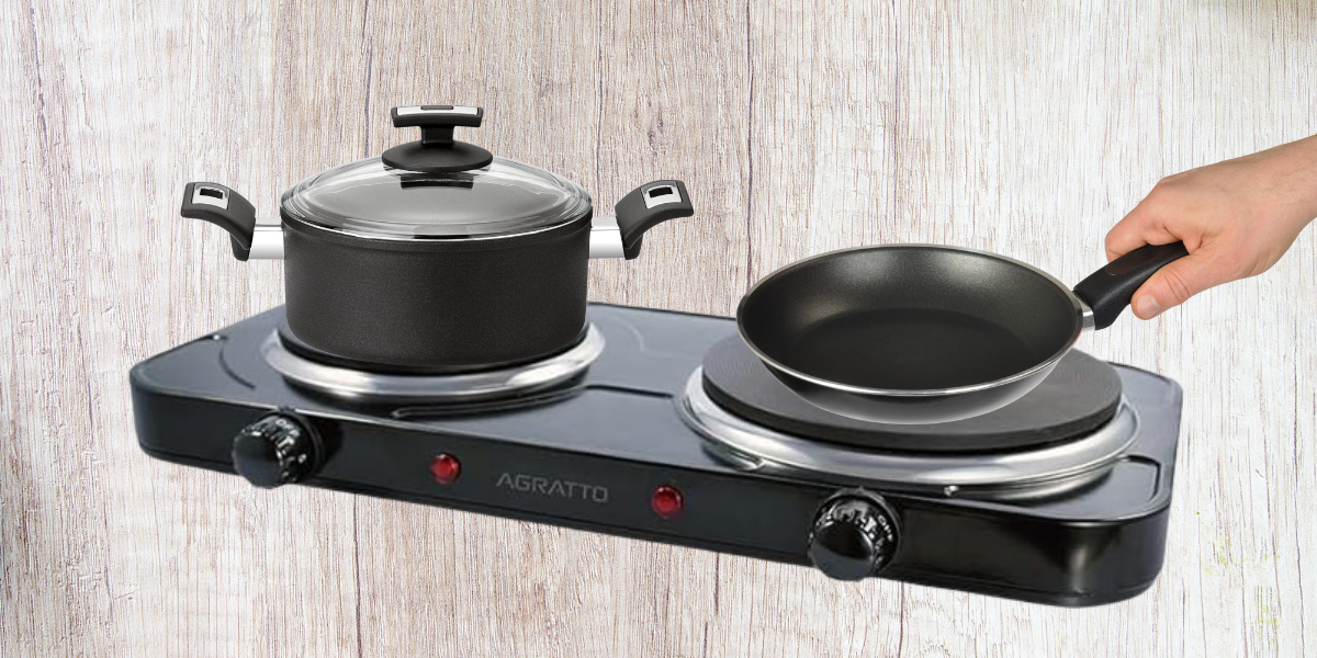 cooktop portátil 2 bocas