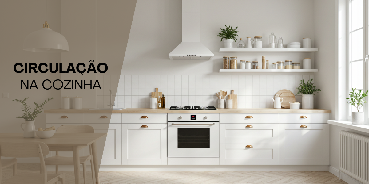 circulação na cozinha