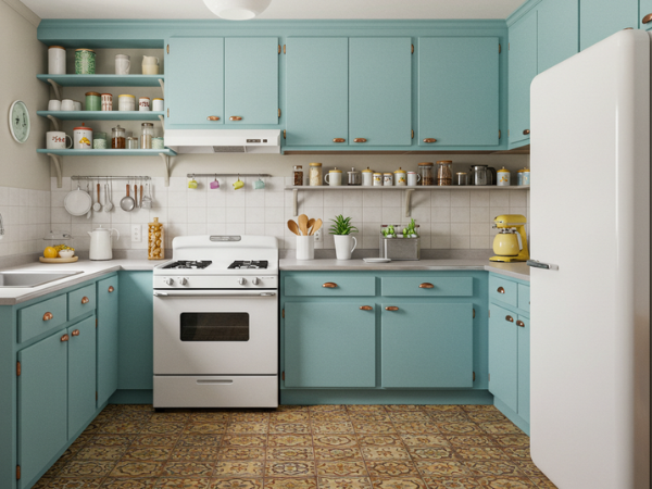decoração vintage para cozinha
