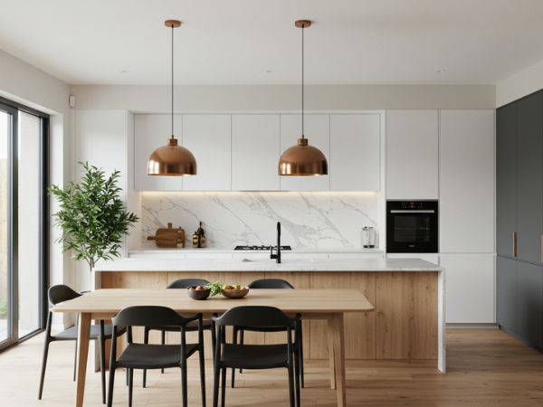 integração da cozinha e sala