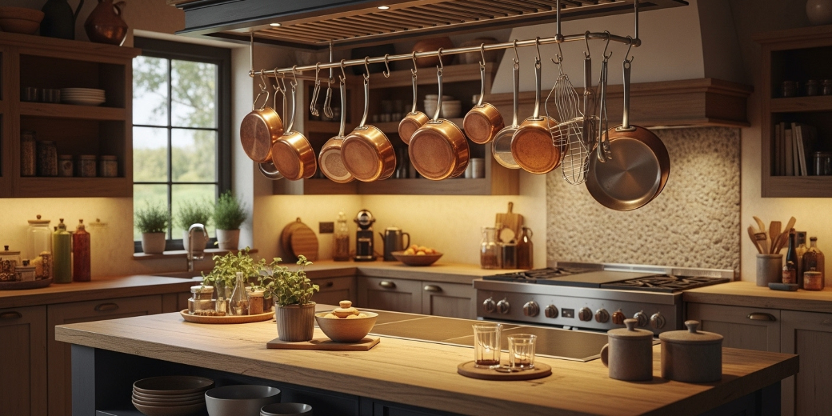 Organização de utensílios na cozinha