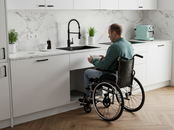cozinha adaptada para deficientes