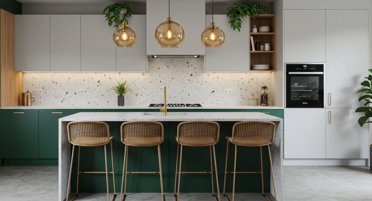 cozinha contemporânea clean