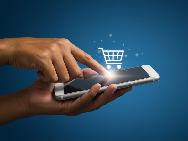 organização digital de compras