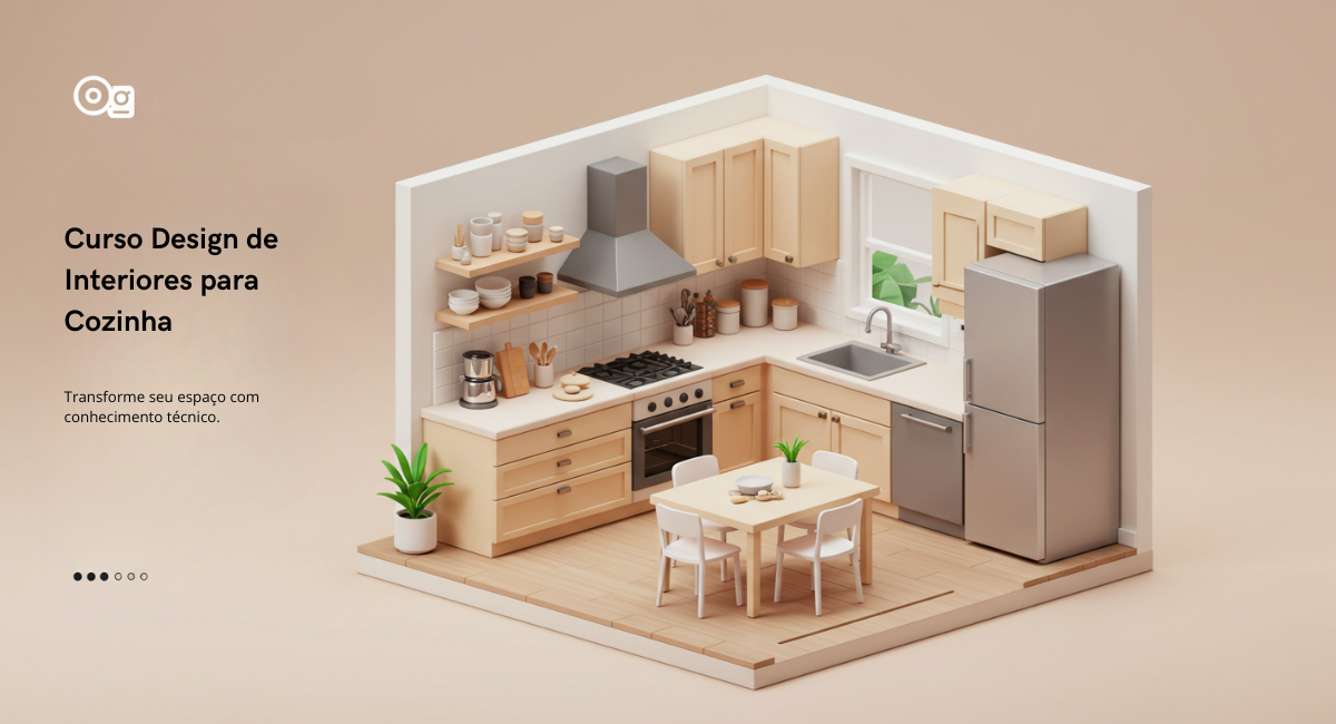 Curso design de interiores de cozinha