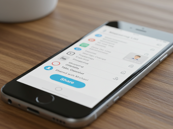 organização digital de compras