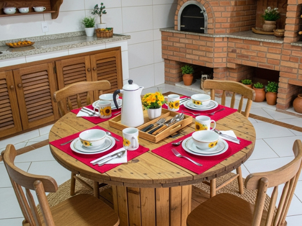 decoração sustentável para cozinha