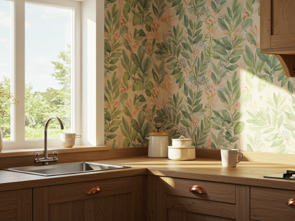 elementos botânicos na decoração