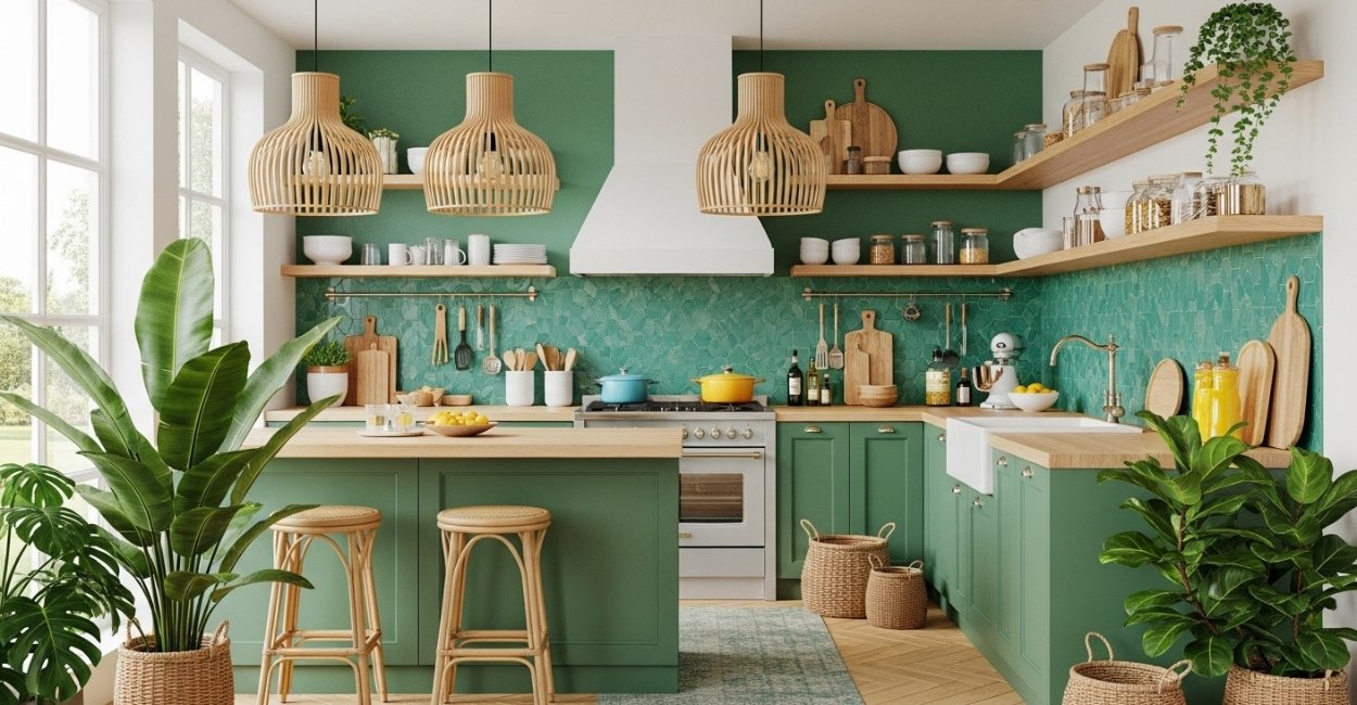 Estilo tropical na cozinha