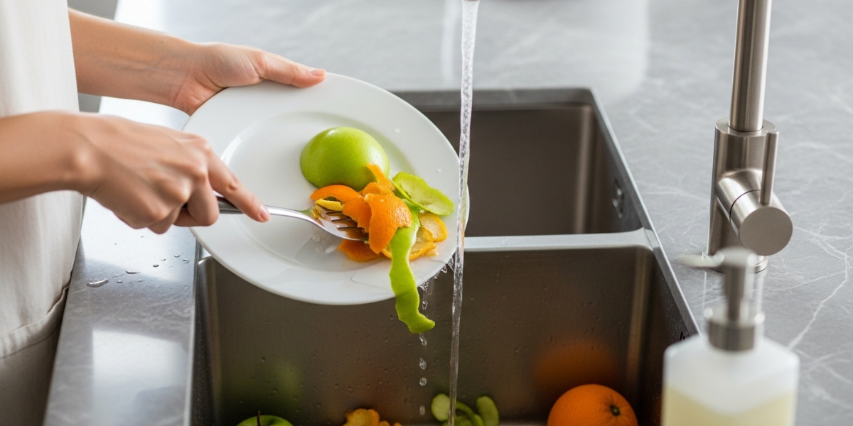 Triturador de Alimentos na cozinha