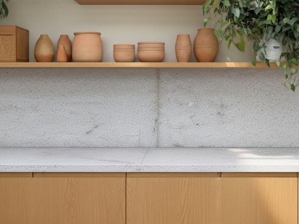 granito branco siena na cozinha