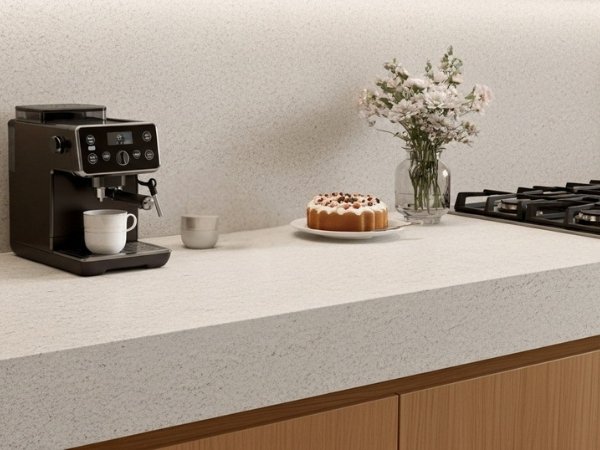 granito branco siena na cozinha