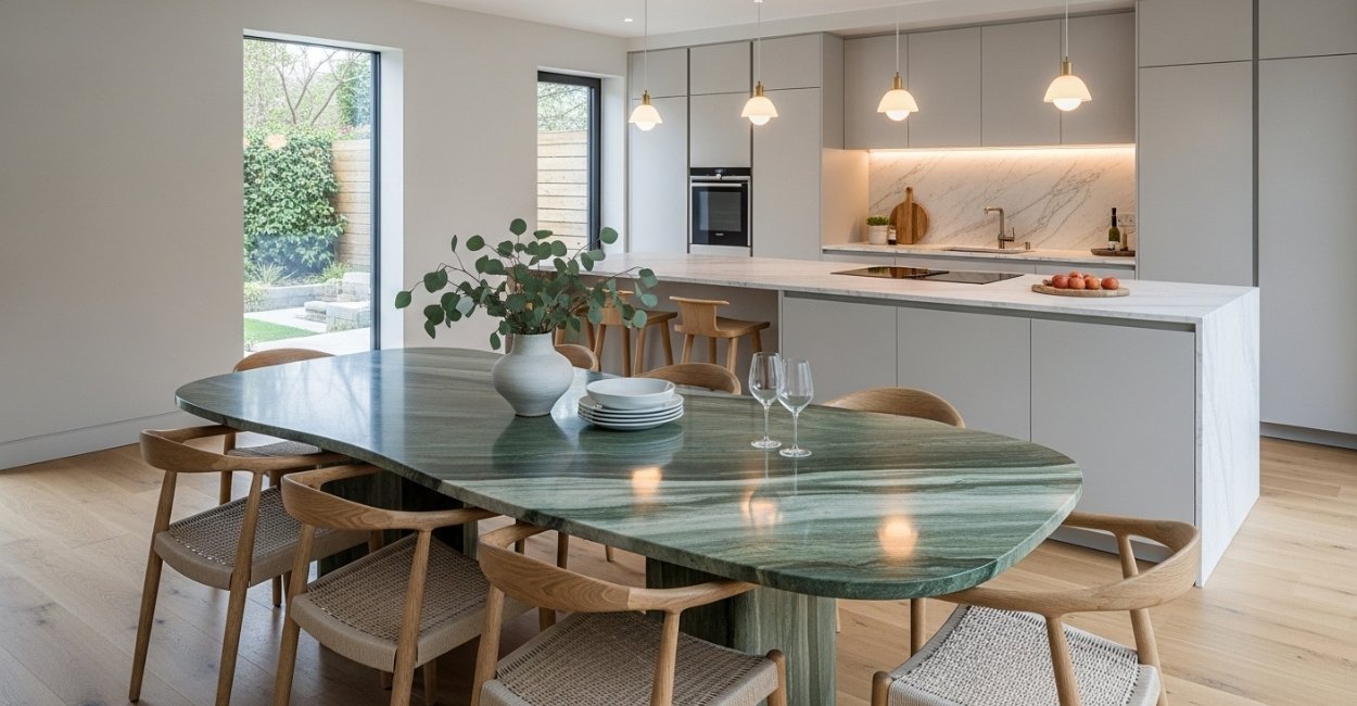 Mesas com Pedras Naturais: A Elegância da Arquitetura Orgânica no Design