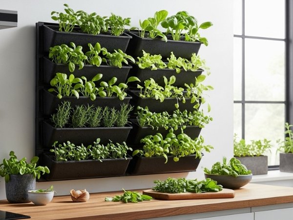 Horta Vertical na Cozinha