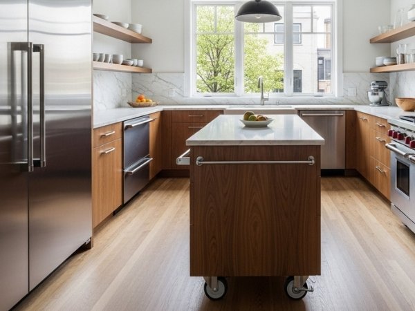 bancada móvel para cozinha