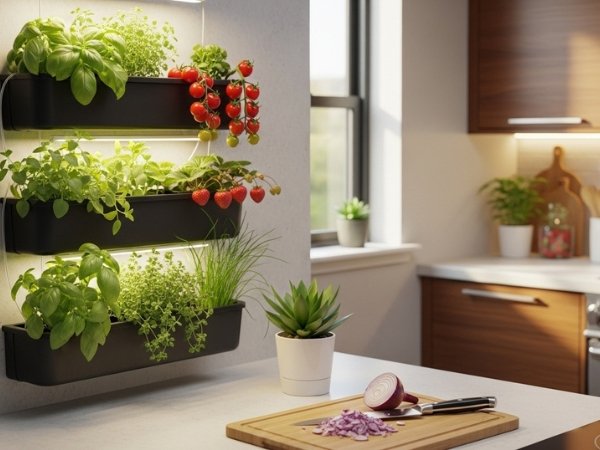 Horta Vertical na Cozinha