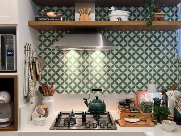 Cozinha com Ladrilho Hidráulico