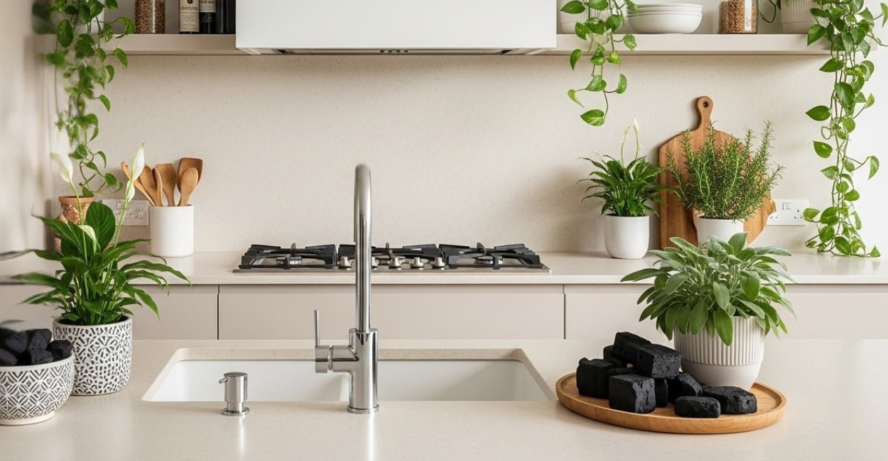 Como purificar o ar na cozinha naturalmente