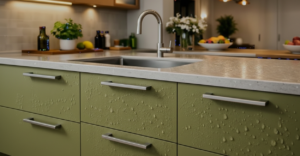 Melhor material para móveis de cozinha resistente à água