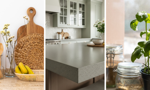elementos naturais para decorar cozinha