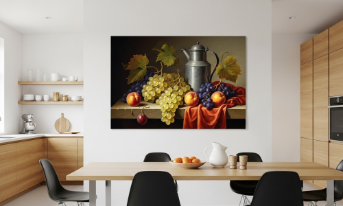 como ter quadros na cozinha
