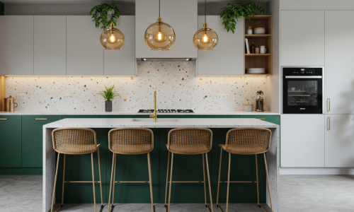 cozinha contemporânea clean