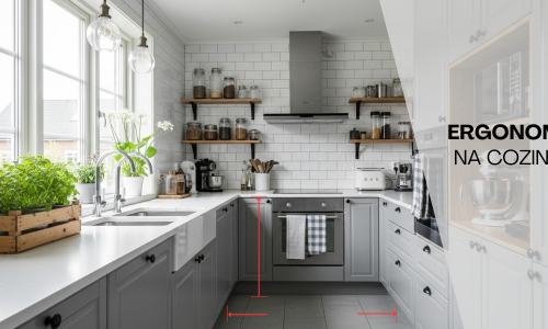 como criar ergonomia na cozinha 