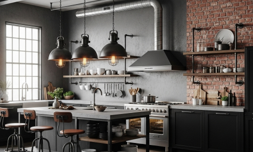 Estilo Industrial na cozinha