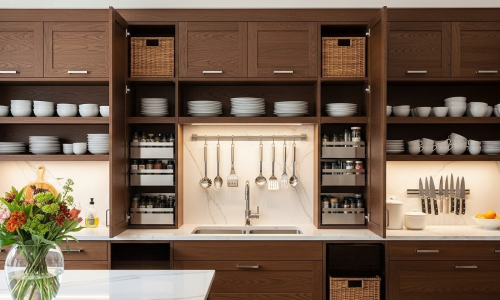 Organização inteligente na cozinha