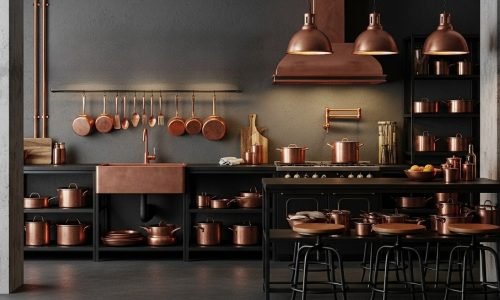 Acessórios de Cobre na Cozinha
