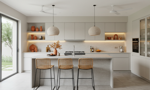 organização da cozinha gourmet

