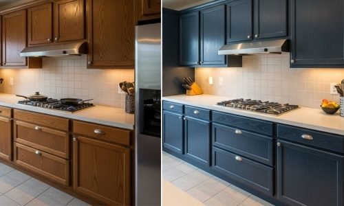 Transformação da cozinha sem quebra quebra